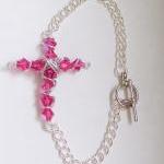 Beaded Christian Cross Bracelet
