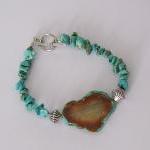 Bracelet, Agate And Turquoise