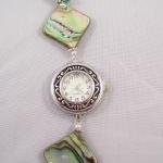 Abalone & Turquoise Beaded Watch